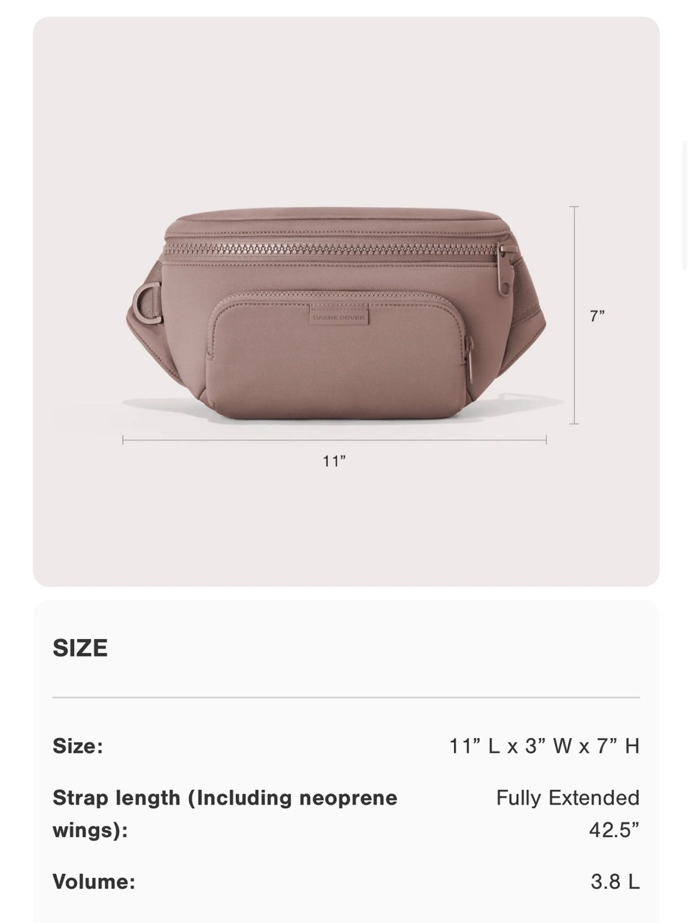 Dagne Dover Forest Green Belt Bag - Picture 7 of 7